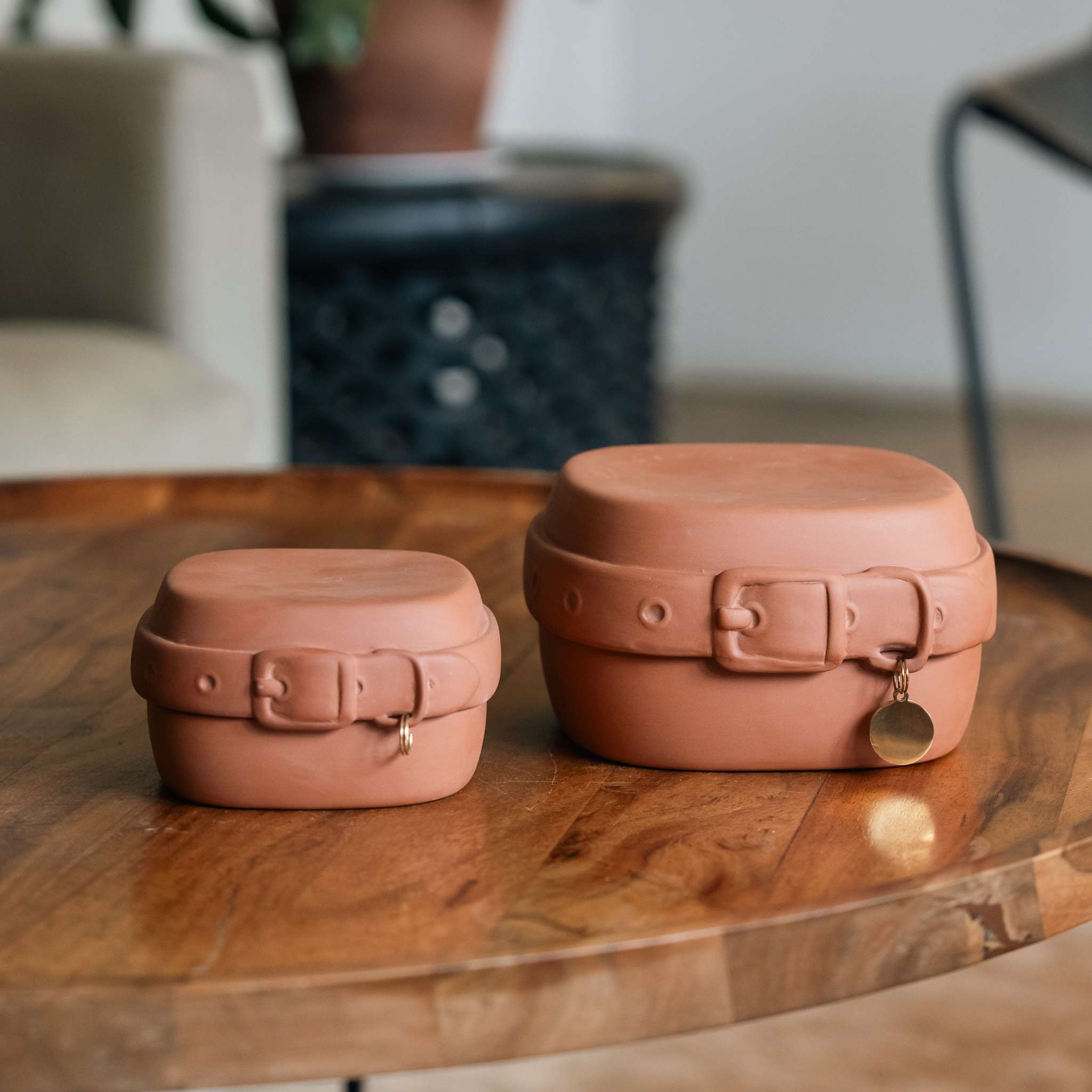 Red Clay Pet Urn