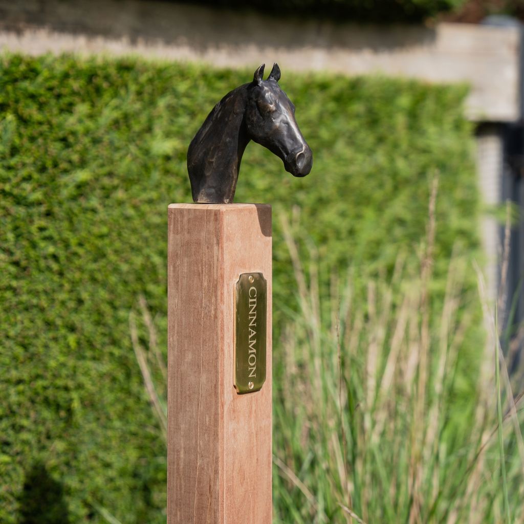 Bronze Horse Memorial on Post