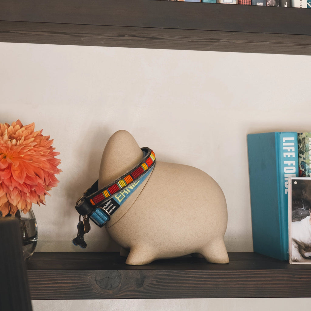 Four legged sand resin pet memorial urn — Rest By Me