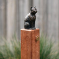 Cat on Memorial on Post
